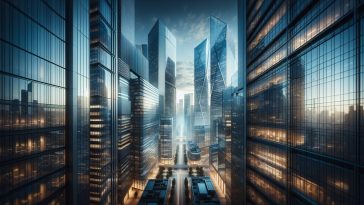 Grafico che mostra l'andamento di Wall Street dopo i risultati di Amazon e Apple