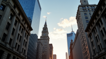 Grafico di Wall Street in crescita grazie a Nvidia