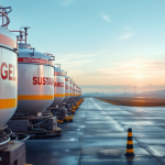 Logo di Enilive e easyJet per carburante sostenibile