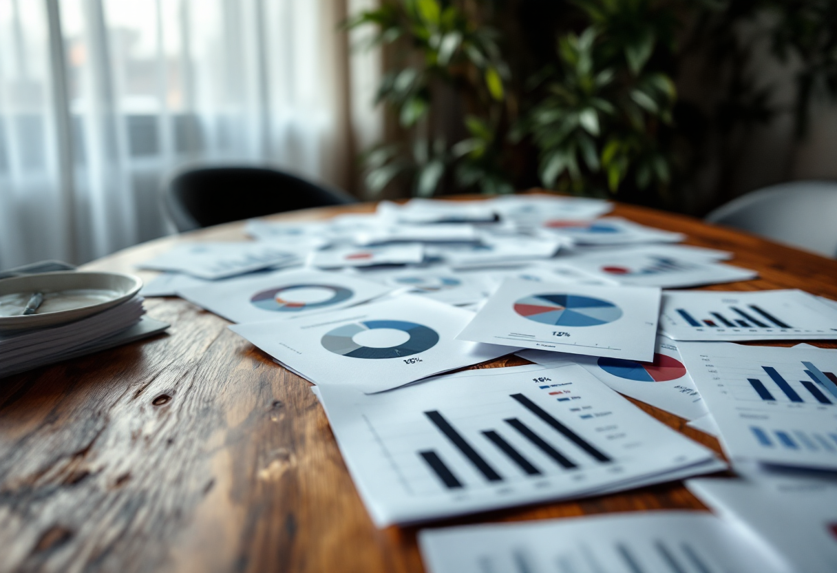 Grafico comparativo dei dati macroeconomici di Giappone, Germania e USA