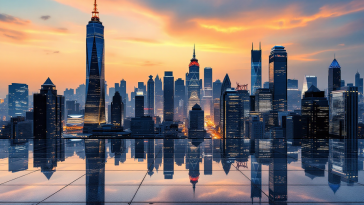 Grafico degli andamenti delle borse di Hong Kong e Tokyo