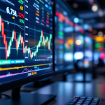 Grafico sull'andamento delle borse europee e dati macroeconomici
