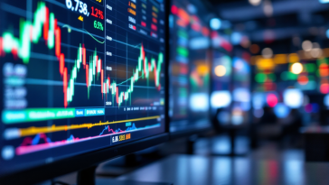 Grafico sull'andamento delle borse europee e dati macroeconomici