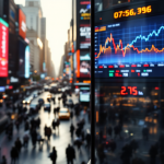 Grafico sull'andamento delle borse europee e segnali economici