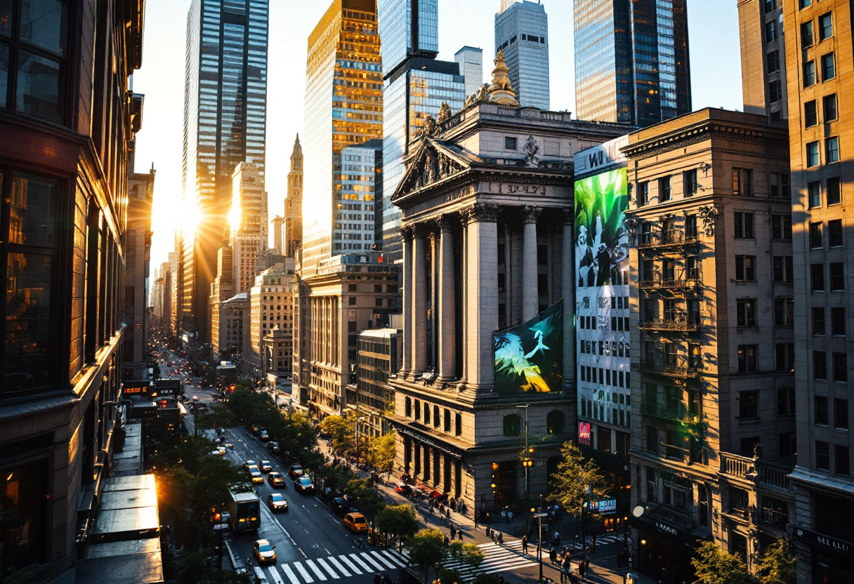 Investitori in attesa della decisione sui tassi Fed a Wall Street