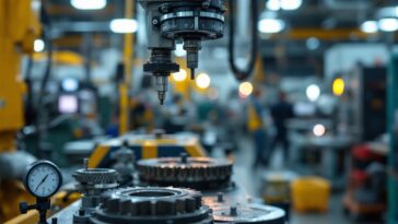 Grafico che mostra la contrazione dell'attività manifatturiera negli USA