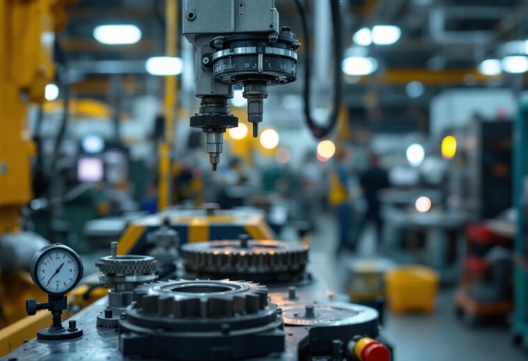 Grafico che mostra la contrazione dell'attività manifatturiera negli USA