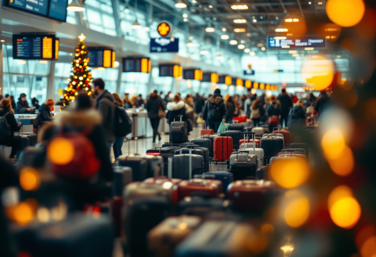 Aumenti dei prezzi dei voli durante le festività natalizie