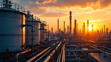 Grafico che mostra l'aumento delle quotazioni del petrolio