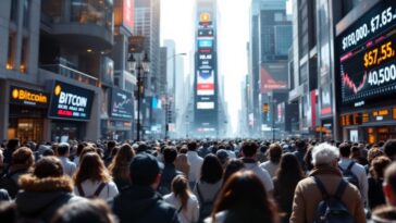 Grafico che mostra l'aumento del valore di Bitcoin nel 2024