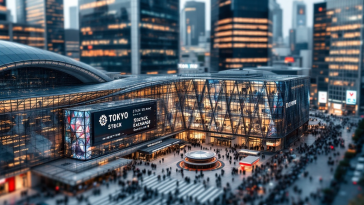 Grafico della Borsa di Tokyo che mostra il superamento dei 40.000 punti