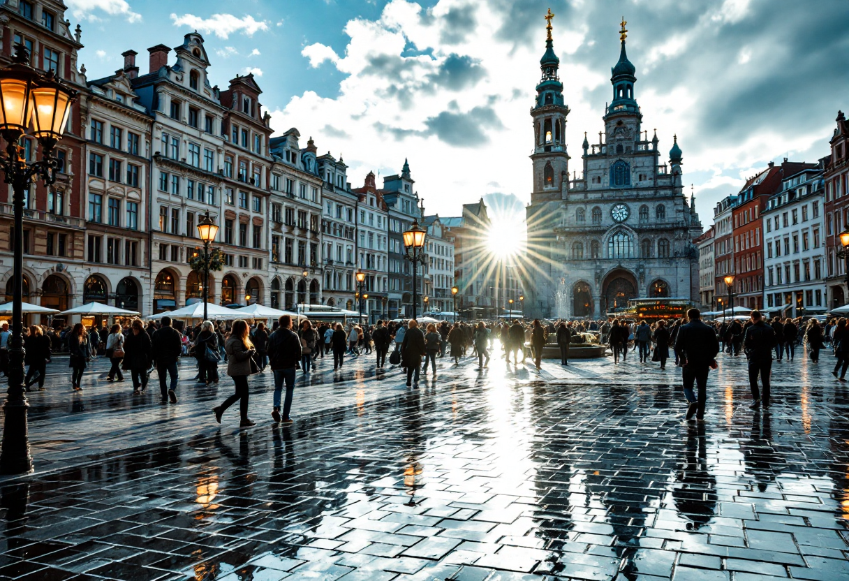 Grafico delle borse europee in aumento dopo il crollo di Inditex