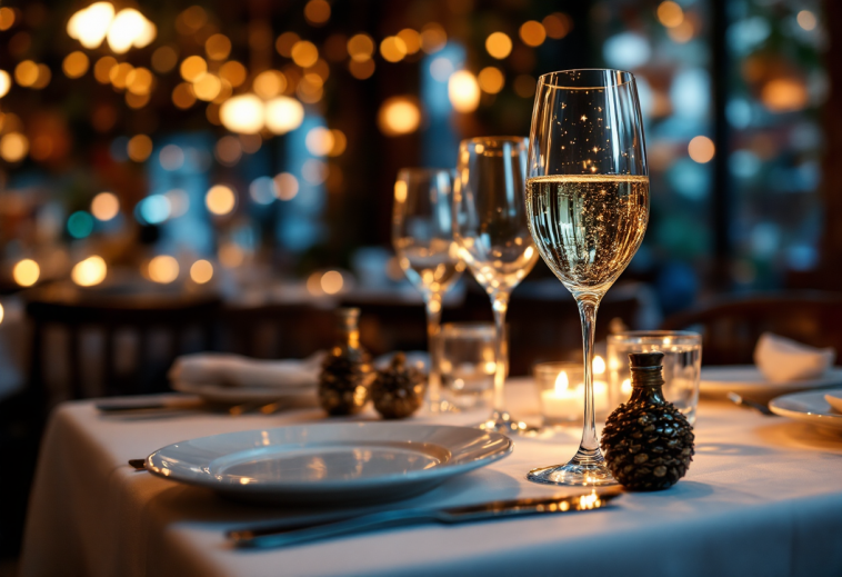 Ristoranti italiani decorati per il Capodanno 2024
