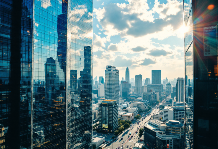 Grafico della Borsa di Tokyo con calo finale