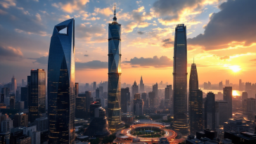 Grafico che mostra la chiusura dei mercati azionari cinesi e giapponesi