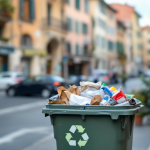 Grafico sui costi della Tari e gestione rifiuti in Italia