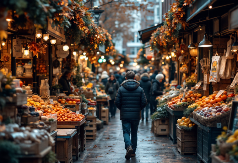 Grafico che mostra la crescita delle vendite al dettaglio nel Regno Unito