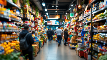 Grafico che mostra la crescita delle vendite al dettaglio negli Stati Uniti