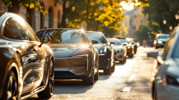 Grafico che mostra l'aumento della motorizzazione in Italia