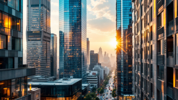 Grafico che mostra la crescita dei mercati di Wall Street