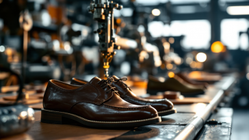 Logo GT Emme e calzature di lusso in esposizione