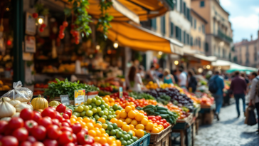 Grafico che mostra l'incremento dell'interscambio commerciale dell'Italia