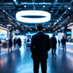 Luca Moroni di Visa durante l'intervista al Salone dei Pagamenti 2024