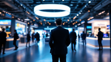 Luca Moroni di Visa durante l'intervista al Salone dei Pagamenti 2024