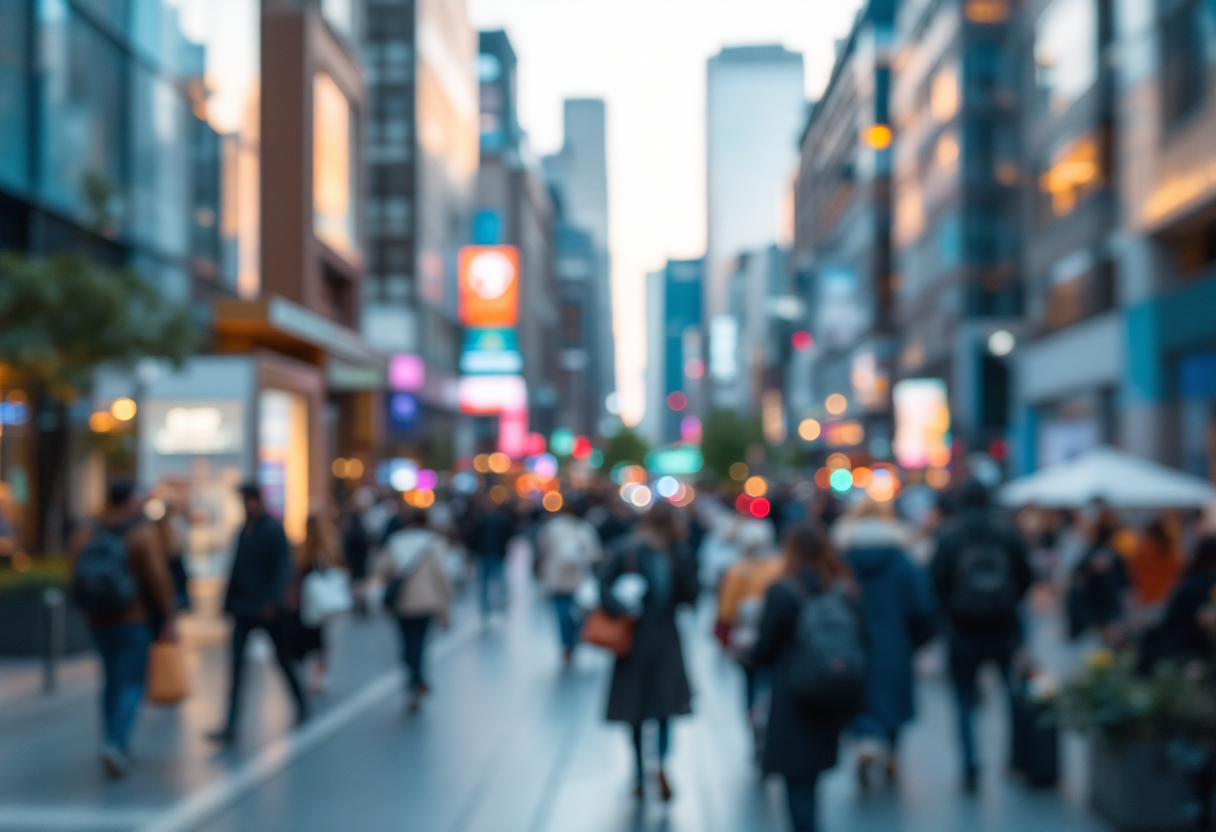 Grafico sull'incremento dell'occupazione negli Stati Uniti