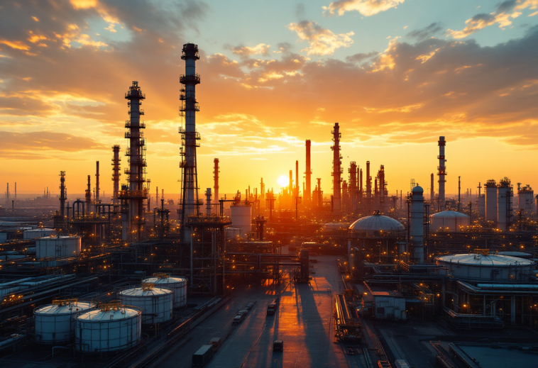 Grafico che mostra l'andamento della produzione di petrolio Opec+