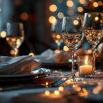 Budget per cenone di Capodanno 2024 con decorazioni festive