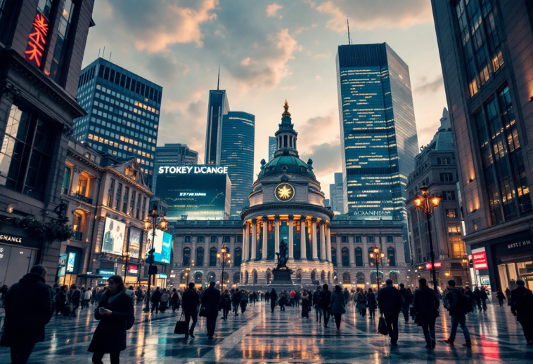 Grafico che mostra il calo di Piazza Affari nell'ultima settimana