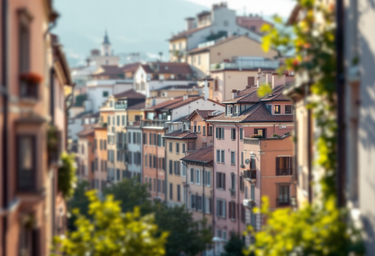 Grafico delle tendenze del mercato immobiliare in Italia per il 2024