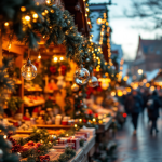 Piatto tipico del Natale italiano con dolci e piatti tradizionali