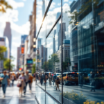 Logo di UniCredit e Commerzbank con grafico di crescita