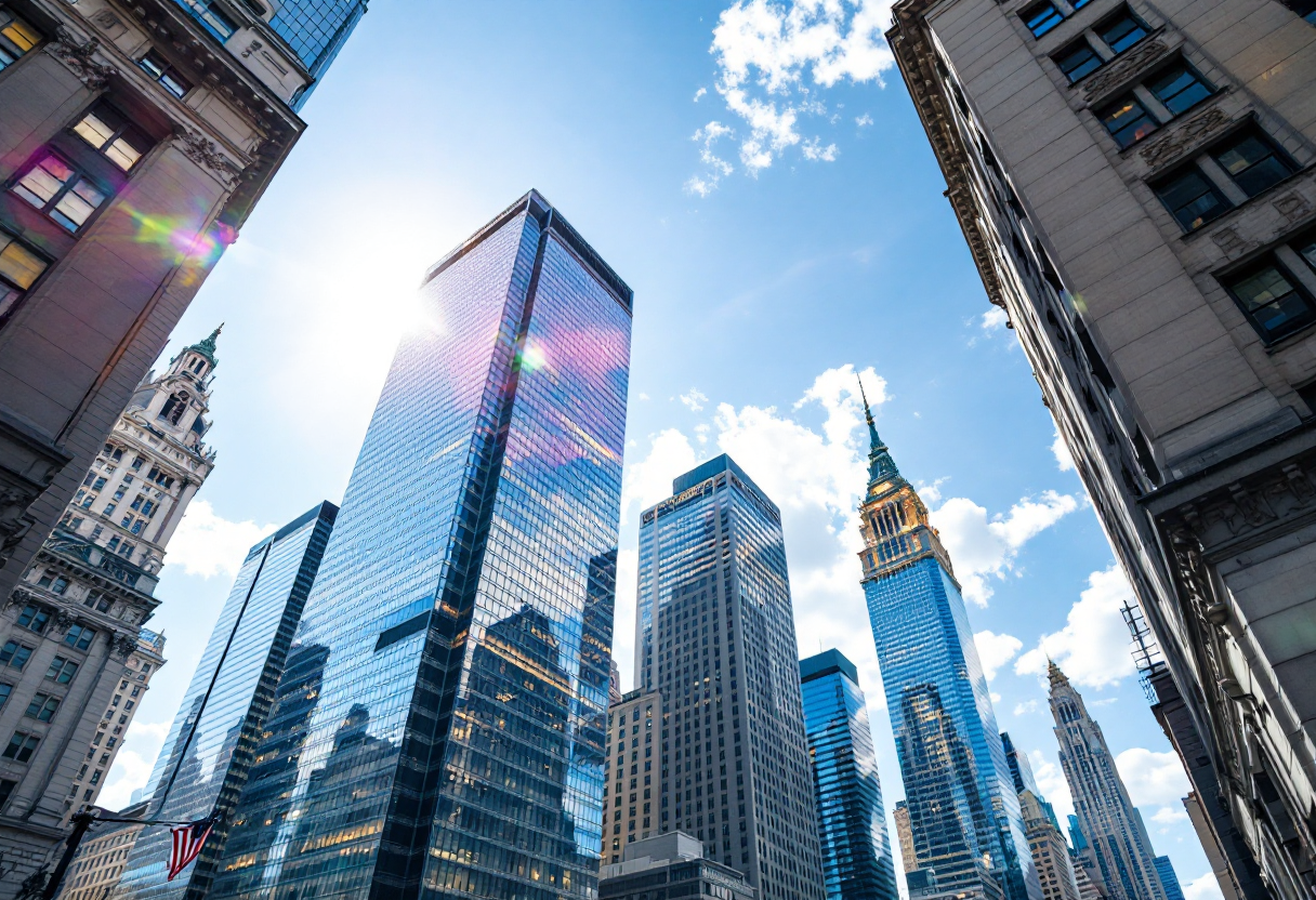 Grafico di Wall Street che mostra il recupero dopo dati inflazionistici
