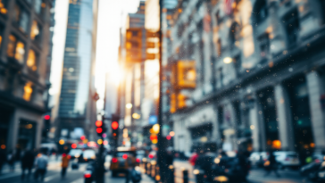 Grafico di Wall Street con segnali di crescita e ottimismo