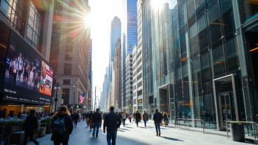 Grafico che mostra il recupero di Wall Street dopo dati inflazionistici