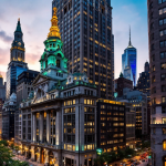 Grafico che mostra la ripresa di Wall Street dopo le perdite