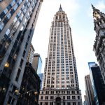 Grafico delle fluttuazioni di mercato di Wall Street