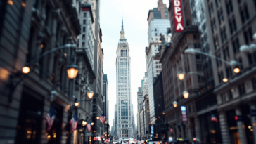 Grafico che mostra il calo di Wall Street e il mercato del petrolio