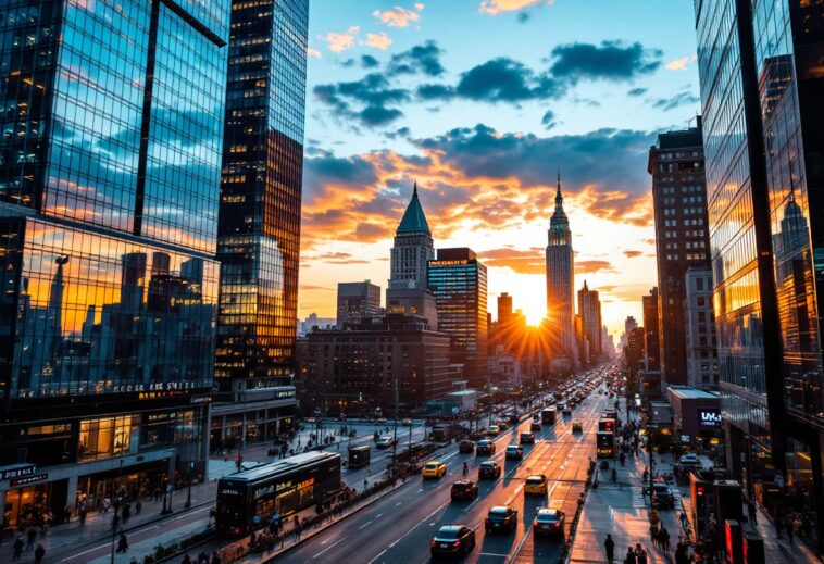 Grafico di Wall Street in crescita con logo Broadcom