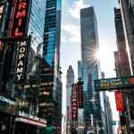 Grafico di Wall Street in crescita con logo Broadcom