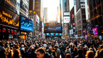 Grafico sull'andamento delle borse europee e Piazza Affari