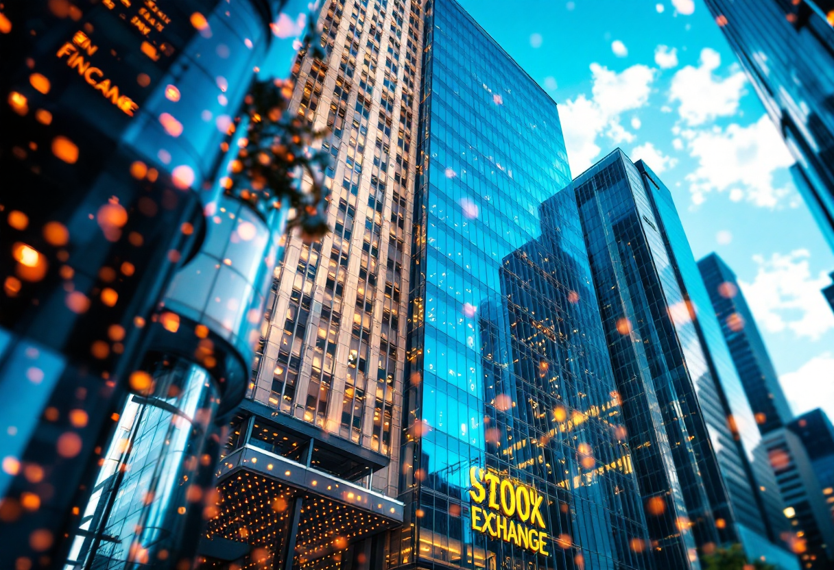 Grafico sull'andamento delle borse europee e impatti globali