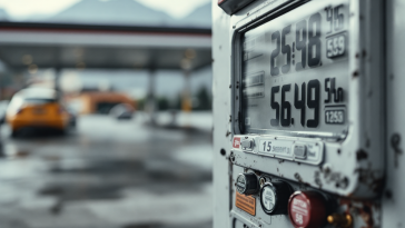 Grafico che mostra l'aumento dei prezzi dei carburanti in Italia