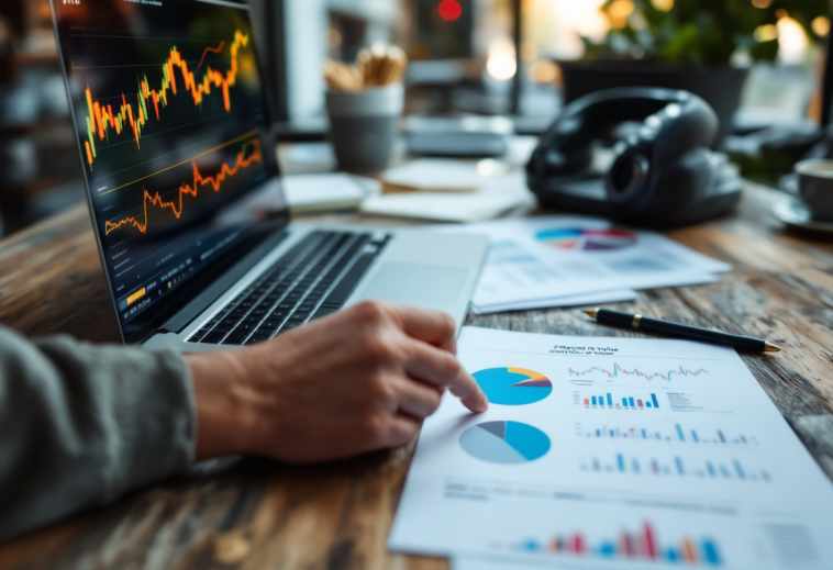 Grafico del prezzo del Bitcoin che supera i 100.000 dollari