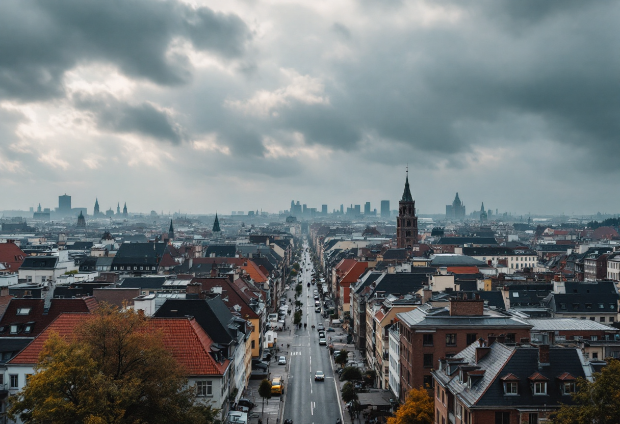 Grafico che mostra il calo della fiducia economica in Germania