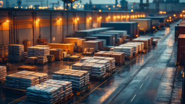 Grafico che mostra il calo degli ordini di beni durevoli negli USA