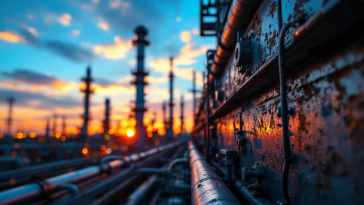 Grafico che mostra il calo degli utili di Shell nel Q4 2024